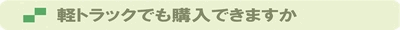 軽トラックでも購入できますか